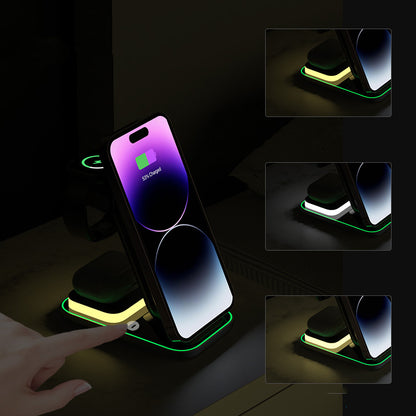 4-in-115W Small Night Light Wireless Charger